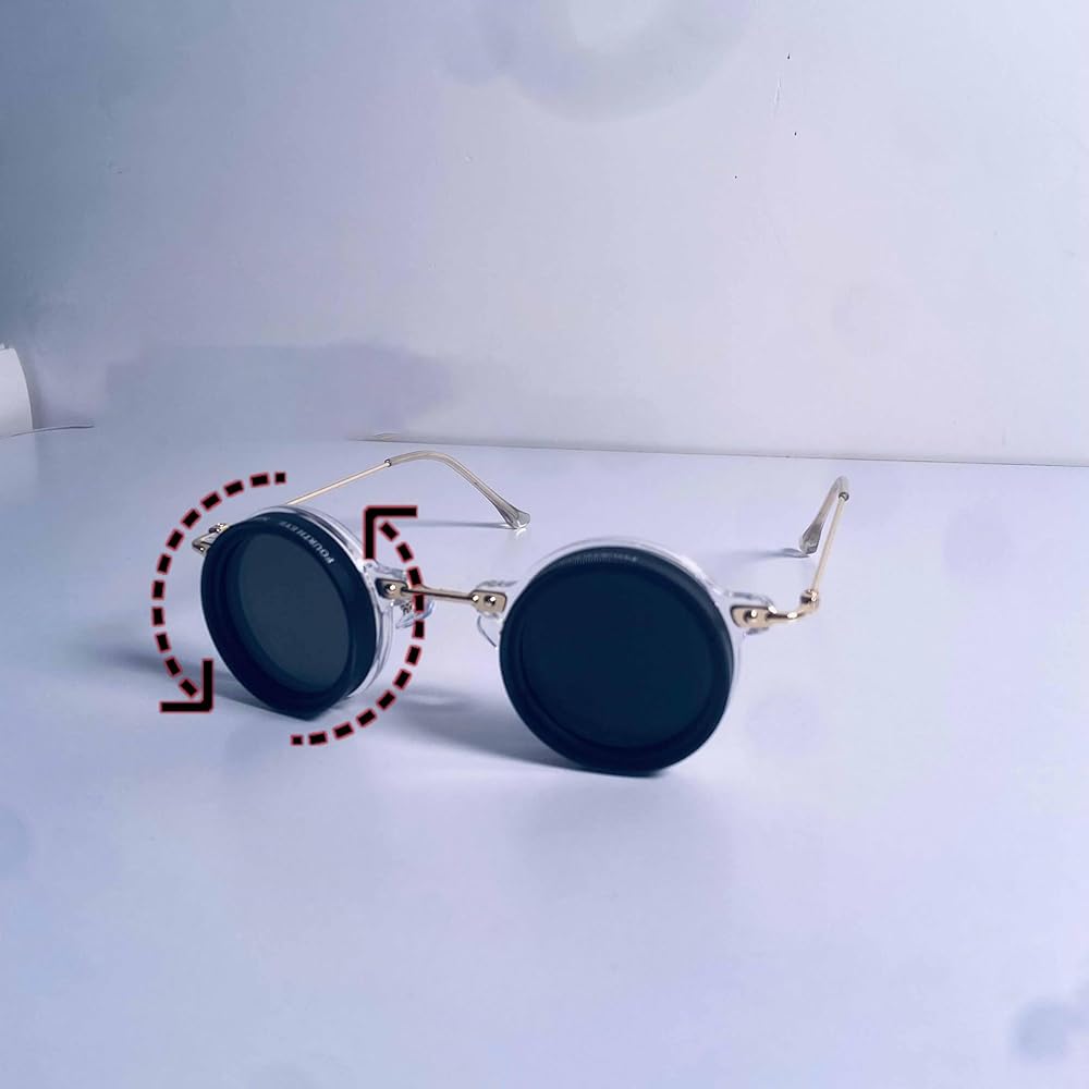 小物 GDC Round Sunglasses ZENOTTIC Polarized Round Sunglasses, Stylish Sunglasses for